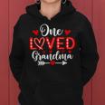 One Loved Grandma Hearts Valentine's Day Women Hoodie