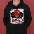 One Loved Mama Black Mom African American Valentines Day Women Hoodie