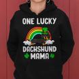 One Lucky Dachshund Mama Dog St Patrick's Day Women Hoodie
