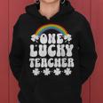 One Lucky Teacher St Patrick's Day Teacher Women Hoodie