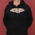 Para La Embarazada Con Gemelos Embarazo Divertido Cuello Sudadera con capucha para mujer