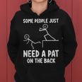 Pat On The Back Adult Sarcastic Women Hoodie