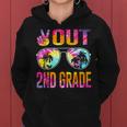 Peace Out 2Nd Grade Tie Dye Graduation Last Day Of School Women Hoodie