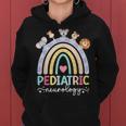 Pediatric Neurology Rainbow Peds Neurology Pediatric Neuro Women Hoodie