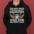 Perfect For Dad From Daughter Who Rides Motorcycle Father Women Hoodie