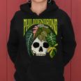 Philodendron House Plant Lover Skull Aroids Head Planter Women Hoodie