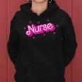 Pink Retro Nurse Appreciation Nursing Profession Rn Lpn Np Women Hoodie