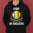 Pop Baseball Softball Of Ball Father's Mother's Day Women Hoodie
