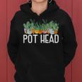 Pot Head Plant Gardener Women Hoodie