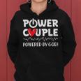 Power Couple Christian Couples Matching Valentines Day Women Hoodie