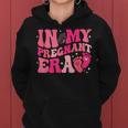 In My Pregnant Era Pregnancy New Mom Groovy Mother's Day Women Hoodie