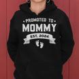 Promoted To Mommy Est 2024 New Mom First Mommy Women Hoodie