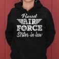 Proud Air Force Sister-In-Law Military Family Sibling Women Hoodie