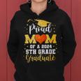 Proud Mom Of A Class Of 2024 Graduate 5Th Grade Graduation Women Hoodie