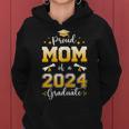 Proud Mom Of A Class Of 2024 Graduate Mom Senior 2024 Women Hoodie