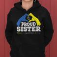 Proud Sister World Down Syndrome Day Awareness Socks 2024 Women Hoodie