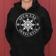Proud Supporter Of Snow Days Teacher Retro Christmas Holiday Women Hoodie