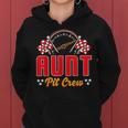 Race Car Birthday Party Matching Family Aunt Pit Crew Women Hoodie