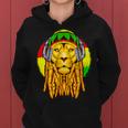 Rastafarian Lion Leo Horoscope Zodiac Sign Rasta Women Women Hoodie