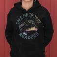 Take Reading English Teacher Library Alien Space T-S Tie Dye Women Hoodie