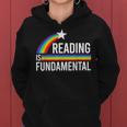 Reading Is Fundamental Rainbow Lgbtq Teacher Gay Flag Pride Women Hoodie