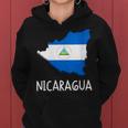 Recuerdo Nicaragua República De Nicaragua Cuello Sudadera con capucha para mujer