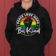 Regenbogen Flag Pride Lgbtq Peace Love Hope Be Kind Pride Kapuzenpullover für Damen