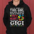 There's This Girl She Calls Me Gigi Autism Awareness Grandma Women Hoodie