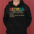 Retired Definition Retirement Definition For Men Women Hoodie