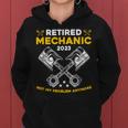 Retired Mechanic Not My Problem Anymore Car Technician Cars Women Hoodie