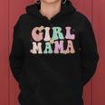 Retro Groovy Girl Mama Mother's Day For Mom Of Girl Women Hoodie