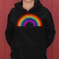 Retro Lgbtq Rainbow Women's Kapuzenpullover für Damen