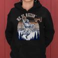 He Is Risen-Rizzin' Easter Jesus Christian Faith Basketball Women Hoodie