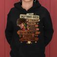 Sagittarius Queen I Am Stronger Birthday Black Women Women Hoodie