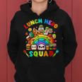 School Lunch Lady Squad A Food Team Rainbow Lunch Hero Squad Women Hoodie