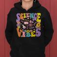 Science Vibes Retro 1St Day Of Back To School Groovy Teacher Women Hoodie