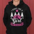 I Scout Like A Girl Try To Keep Up Scouting Scout Women Hoodie