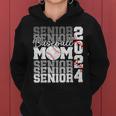 Senior Mom 2024 Baseball Class Of 2024 Graduation 2024 Women Hoodie