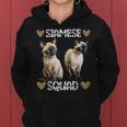 Siamese Squad Siamese Cat Lover Mother's Day Women Hoodie