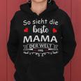 So Sieht Die Beste Mama Der Welt Aus Muttertag Kapuzenpullover für Damen