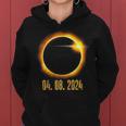 Solar Eclipse 2024 American Totality Astronomy Women Hoodie
