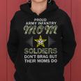 Soldiers Don't Brag Moms Do-Proud Army Infantry Mom Army Women Hoodie