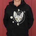 Sphynx Cat Moon Phase Gothic Women Hoodie