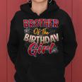 Spider Web Birthday Costume Brother Of The Birthday Girl Women Hoodie