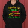 Step Black History Month With God African Christian Faith Women Hoodie