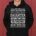 Step Dad Fathers Day From Daughter Son Kid Wife Step Dad Women Hoodie