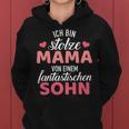 Stolze Mamaon Einer Fantastischen Sohn Saying Kapuzenpullover für Damen