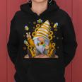 Sunflower Gnome With Bee Hippie Gnome Lover Women Hoodie