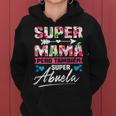 Super Mamá Pero También Super Abuela Sudadera con capucha para mujer