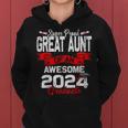 Super Proud Great Aunt Of A 2024 Graduate 24 Graduation Women Hoodie